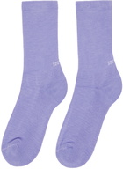 SOCKSSS Two-Pack Purple & Green Socks