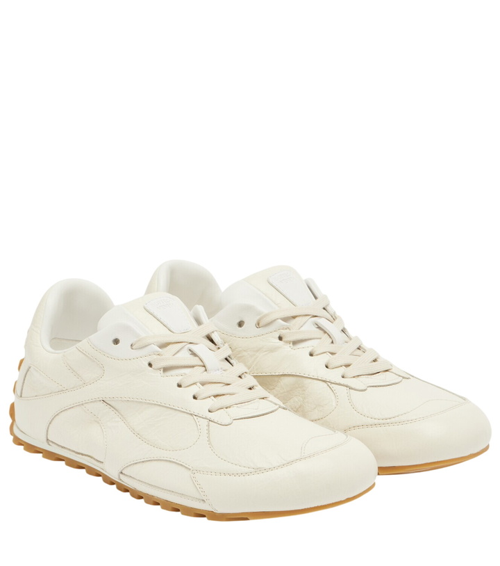 Photo: Bottega Veneta Orbit Flash leather sneakers
