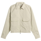 Carter Young Men's Washed Andover Jacket in Pale Khaki