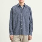 Foret Men's Pluto Checked Shirt in Navy/Cloud