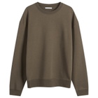 Uniform Experiment Men's Chenille Back Logo Sweatshirt in Khaki