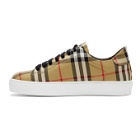 Burberry Tan House Check Westford Sneakers