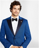 Brooks Brothers Men's Regent Fit Linen and Wool One-Button Tuxedo | Blue