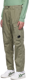 C.P. Company Khaki Loose Cargo Pants