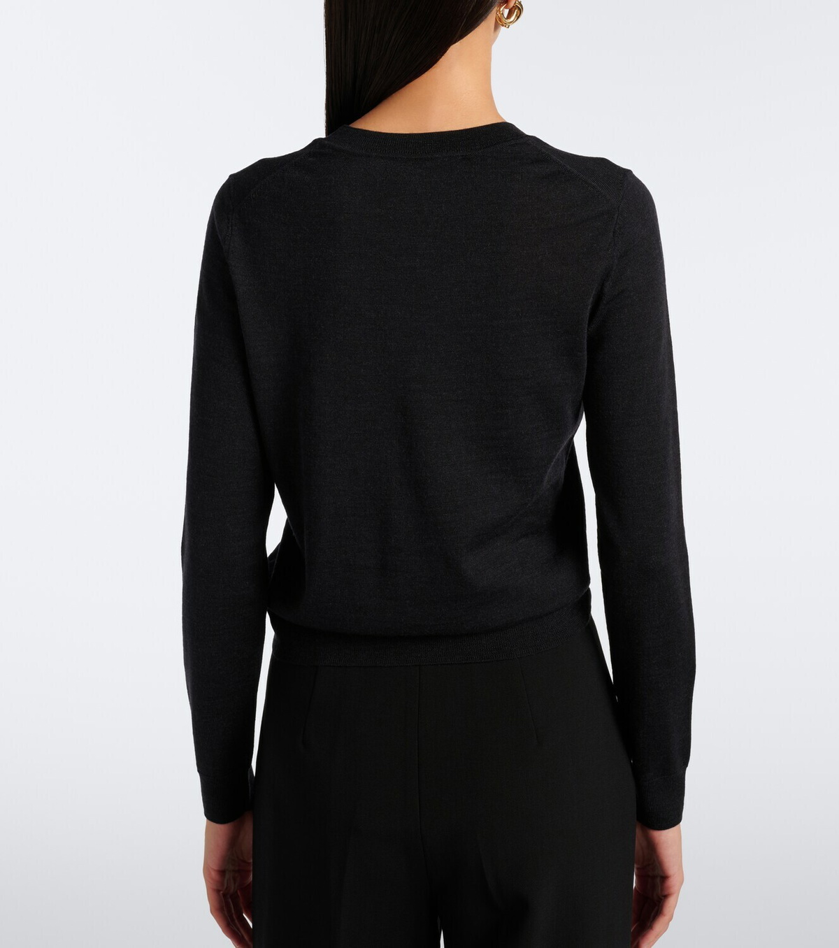 Carolina Herrera Embroidered wool sweater