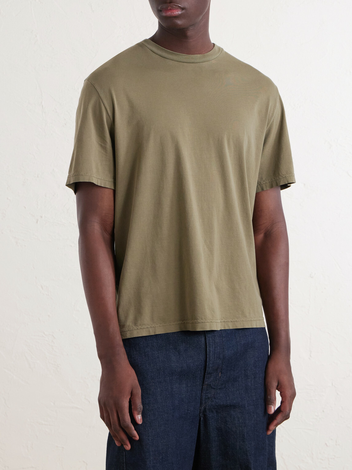 FRAME - Supima Cotton-Jersey T-Shirt - Green