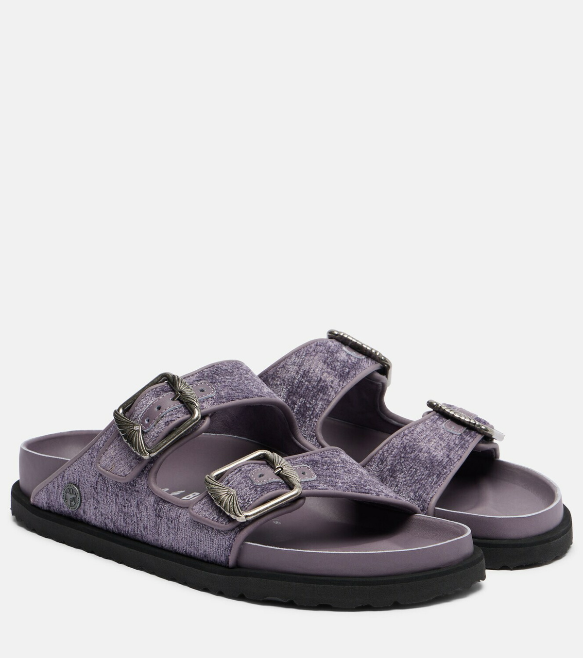 Birkenstock 1774 Arizona velvet slides