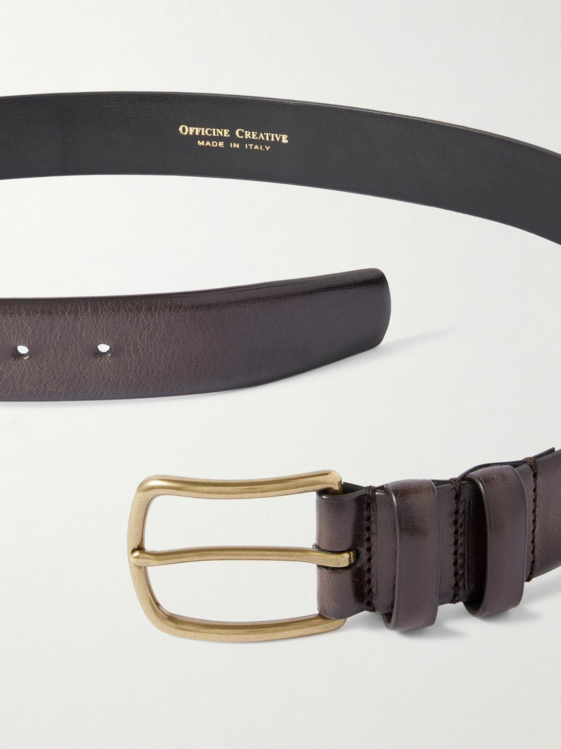 Officine Creative - 3.5cm Leather Belt - Brown