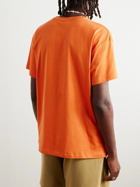 SKY HIGH FARM - Logo-Appliquéd Cotton-Jersey T-Shirt - Orange