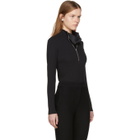 Wendelborn Black Zip-Up Bodysuit