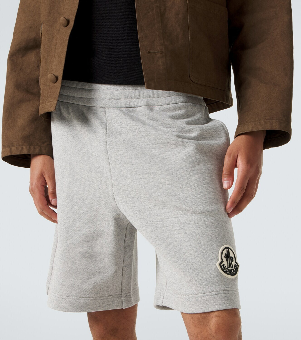 Moncler Cotton jersey Bermuda shorts