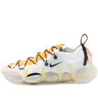 Nike Men's ISPA Link Axis Sneakers in White/Orange/Yellow