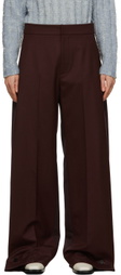 GAUCHERE Burgundy Tekin Trousers