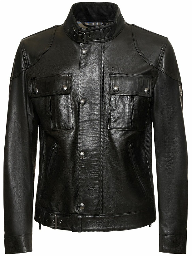 Photo: BELSTAFF - Gangster Waxed Leather Jacket