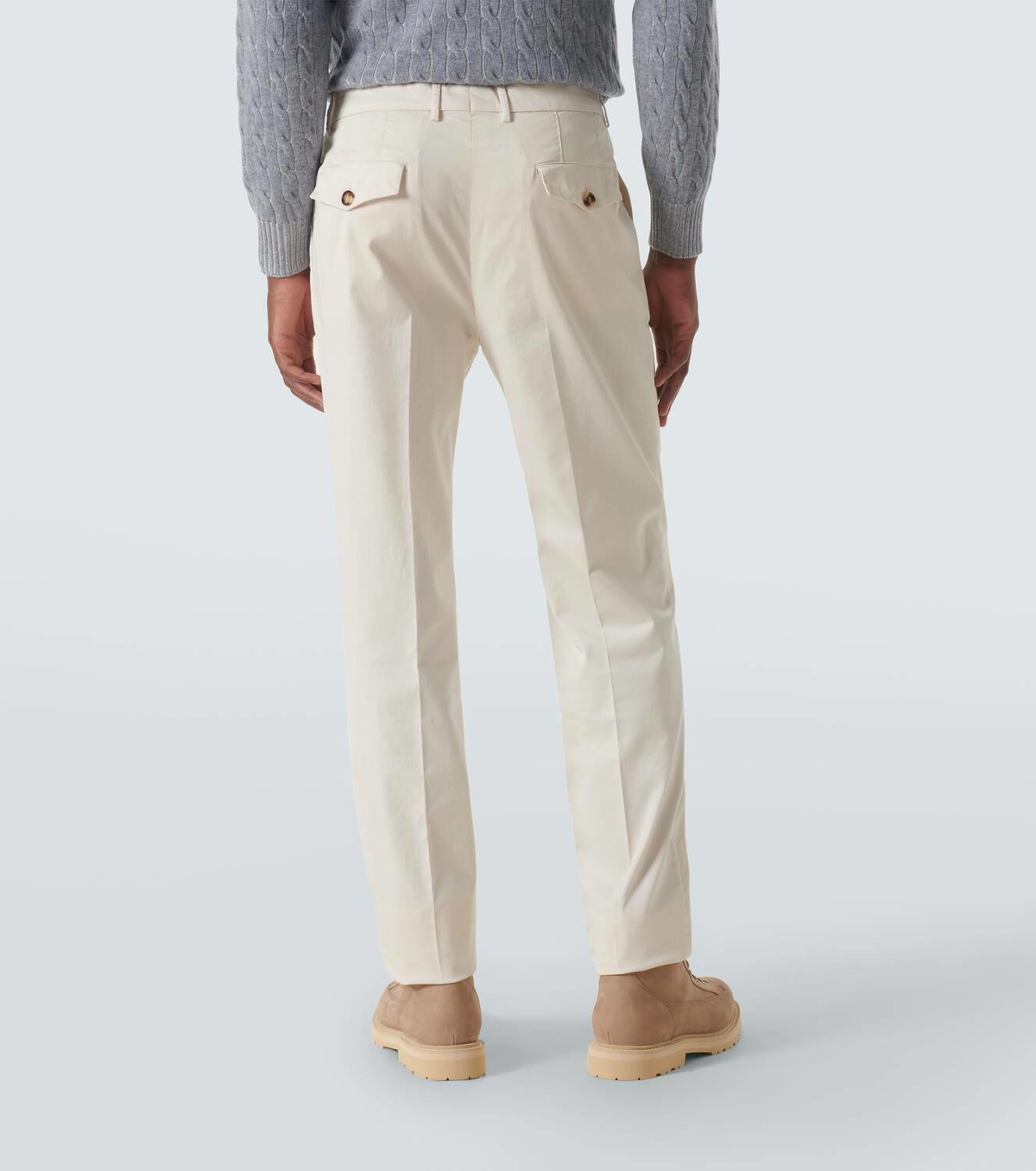 BRUNELLO CUCINELLI コットン チノパン Brunello Cucinelli Cotton-blend chinos Brunello Cucinelli