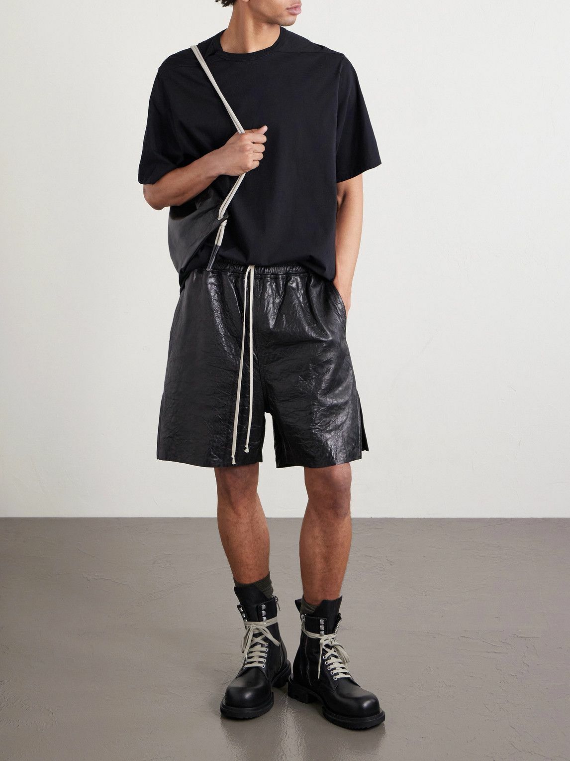 RICK OWENS KARLOFF SHORT サイズ48 ブラック RICK OWENS KARLOFF SHORT サイズ48 ブラック