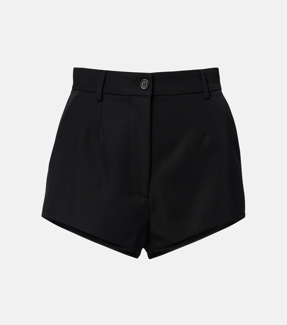 Dolce&Gabbana Virgin wool gabardine micro shorts