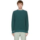 Loro Piana Blue Flax and Silk Prescott Roundneck Sweater