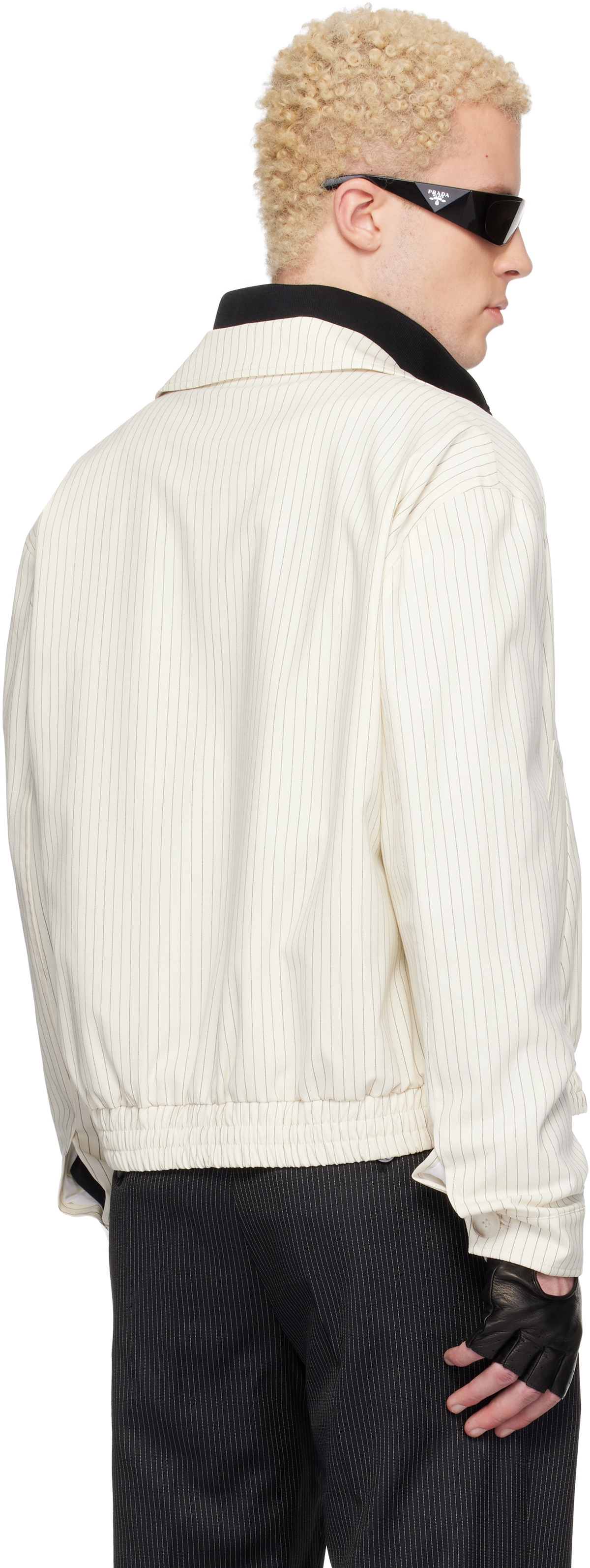 Ernest W. Baker Off-White Harrington Jacket