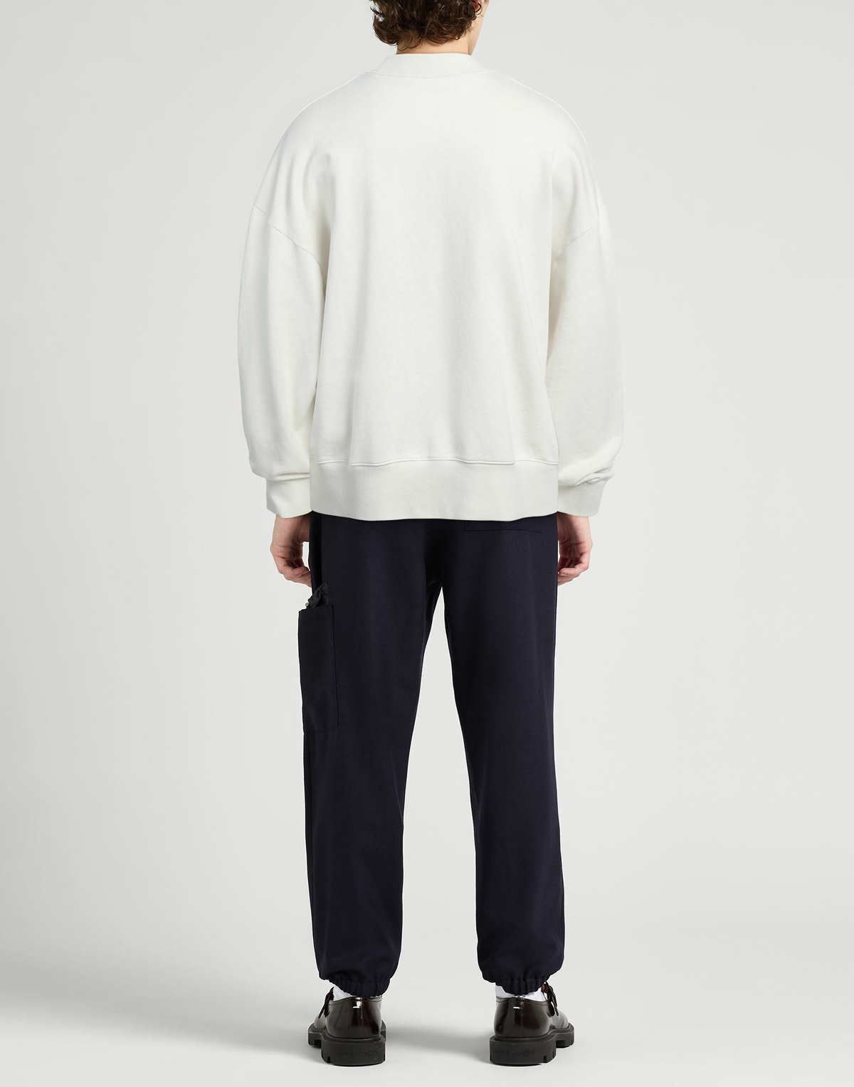 Palm Angels Mens Sweatshirt in Off white