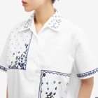 YMC Women's Wanda Embroidered Shirt in White