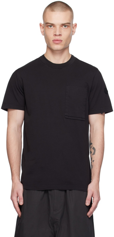 Photo: Moncler Black Patch Pocket T-Shirt