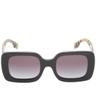 Burberry Eyewear Women's Burberry Delilah Sunglasses in Black Check