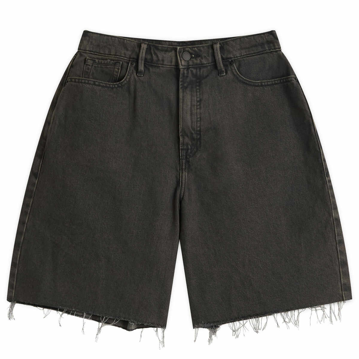 Good American Women's Good Extreme Barrel Shorts in Black
