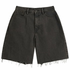Good American Women's Good Extreme Barrel Shorts in Black