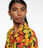 Loewe - Nappa twisted sterling silver earrings