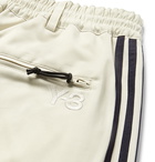 Y-3 - Striped Jersey Track Pants - Ecru