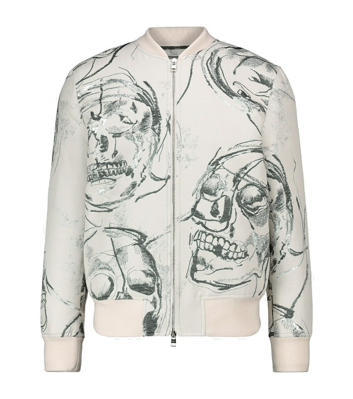 Photo: Alexander McQueen Skull printed bomber jacket