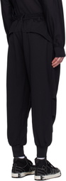 Y-3 Black M 3 Stripes Cuff Sweatpants