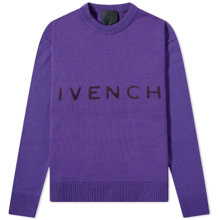 Photo: Givenchy 4G Logo Crew Knit