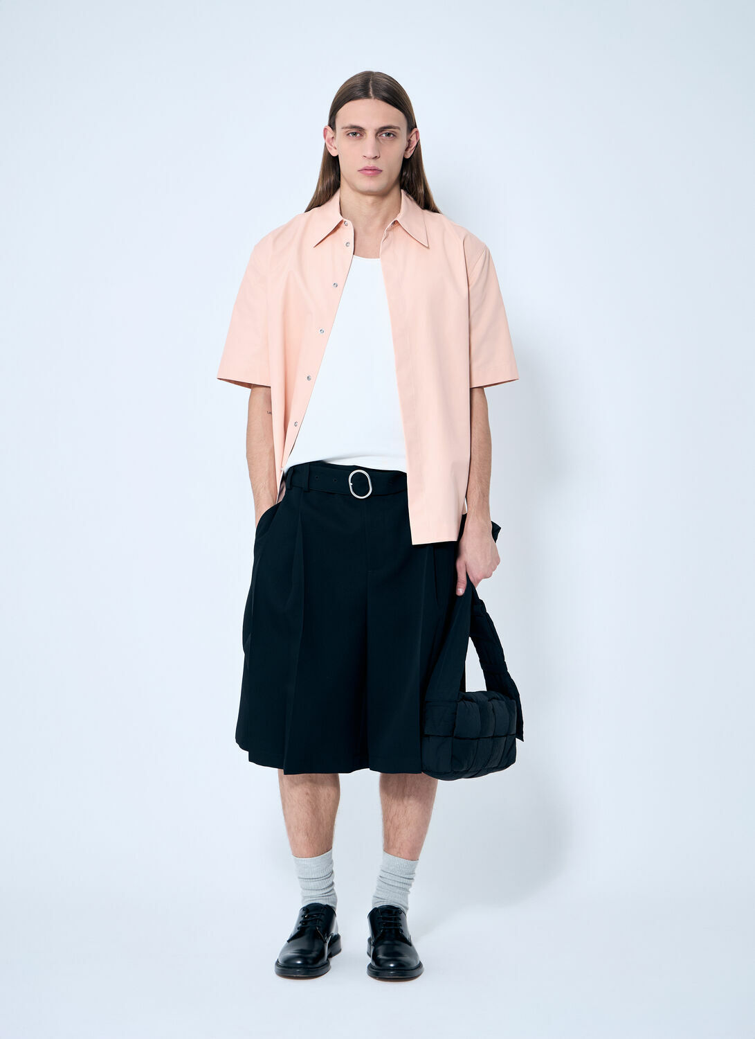 Jil Sander Belted Pleated Shorts
