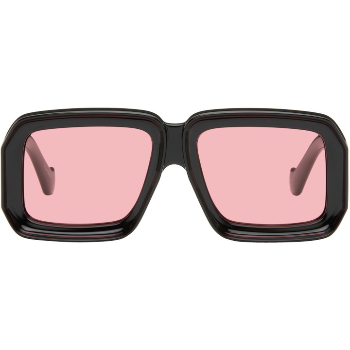 Photo: LOEWE Black Paula's Ibiza 'Dive in Mask' Sunglasses