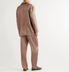 ZIMMERLI - Printed Silk-Satin Pyjama Set - Gold
