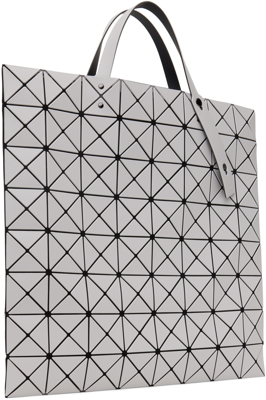 BAO BAO LUCENT MATTE　Light gray BAO BAO ISSEY MIYAKE Gray Lucent Matte Tote Bao Bao Issey Miyake