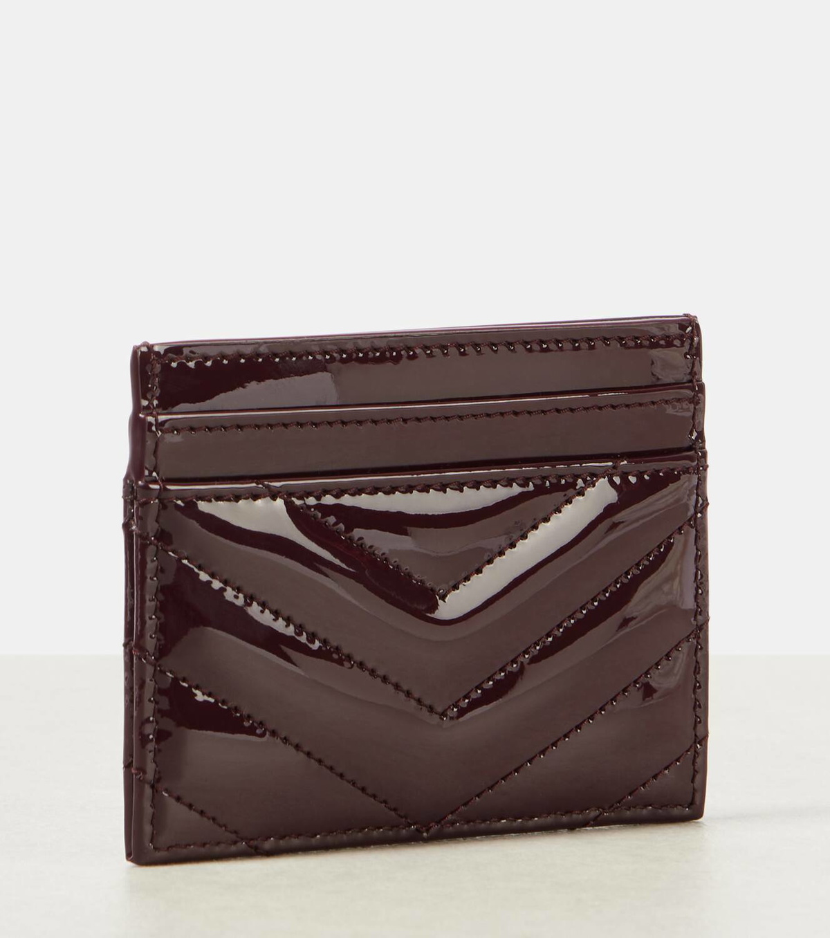 VIP【送料関税込】SAINT LAURENT CASSANDRE PATENT CARD CASE Saint Laurent Cassandre patent leather card holder Saint Laurent