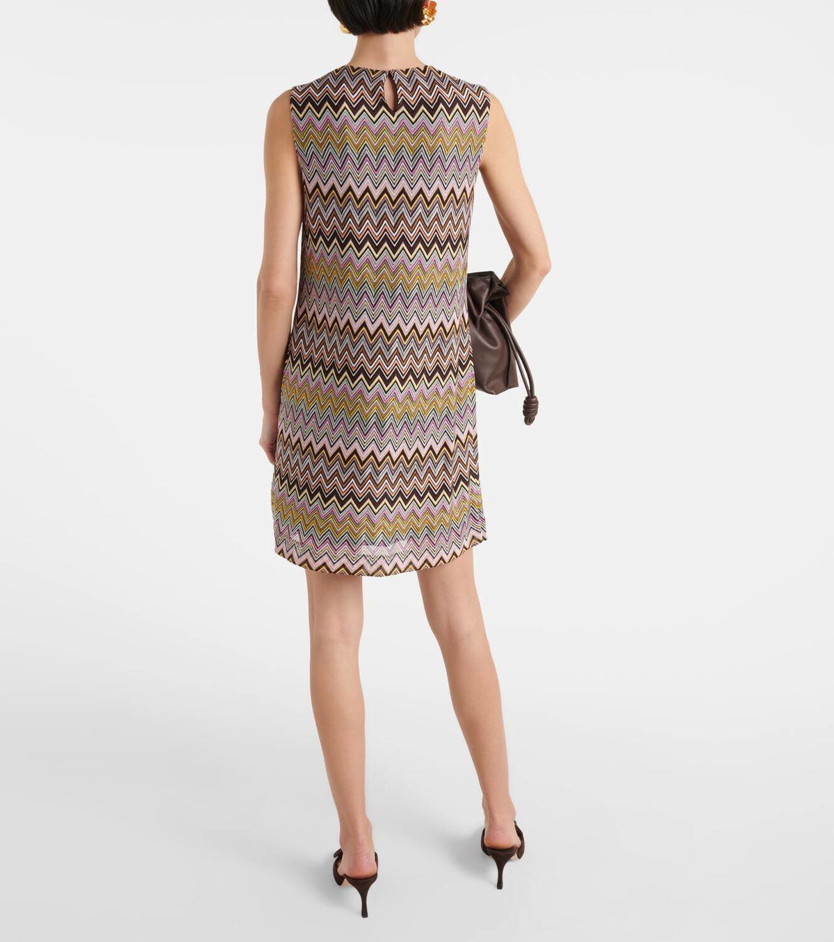 ワンピース MISSONI Missoni Caperdoni Mini Dress Missoni Chevron Caperdoni Sequin Mini Dress | Neiman Marcus