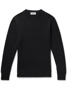 Officine Générale - Marco Cotton and Linen-Blend Sweater - Black