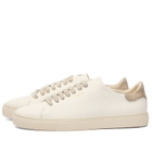 Axel Arigato Men's Clean 90 Sneaker in White/Light Brown