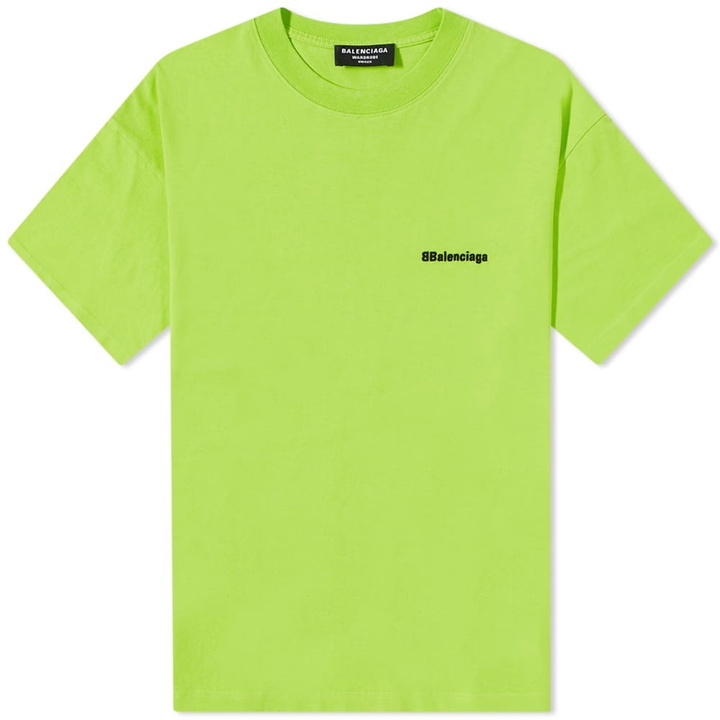 Photo: Balenciaga BB Text Logo Tee