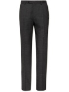 BEAMS F - Slim-Fit Pleated Wool Suit Trousers - Gray