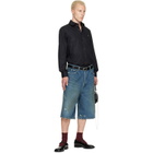 Vivienne Westwood Black Two Button Krall Shirt