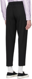 Maison Kitsuné Black Wool City Trousers