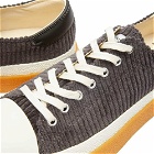 East Pacific Trade Men's Dive Layer Corduroy Sneakers in Grey