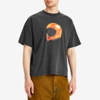 MARKET Men's Smiley Full Face T-Shirt in Washed-Black