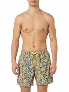 MC2 Saint Barth Man Lightweight Fabric Swim-shorts Lighting Micro Fantasy With The Simpsons Family Print | The Simpsons Special Edition