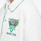 Casablanca Men's Tennis Club Icon Coach Jacket in White